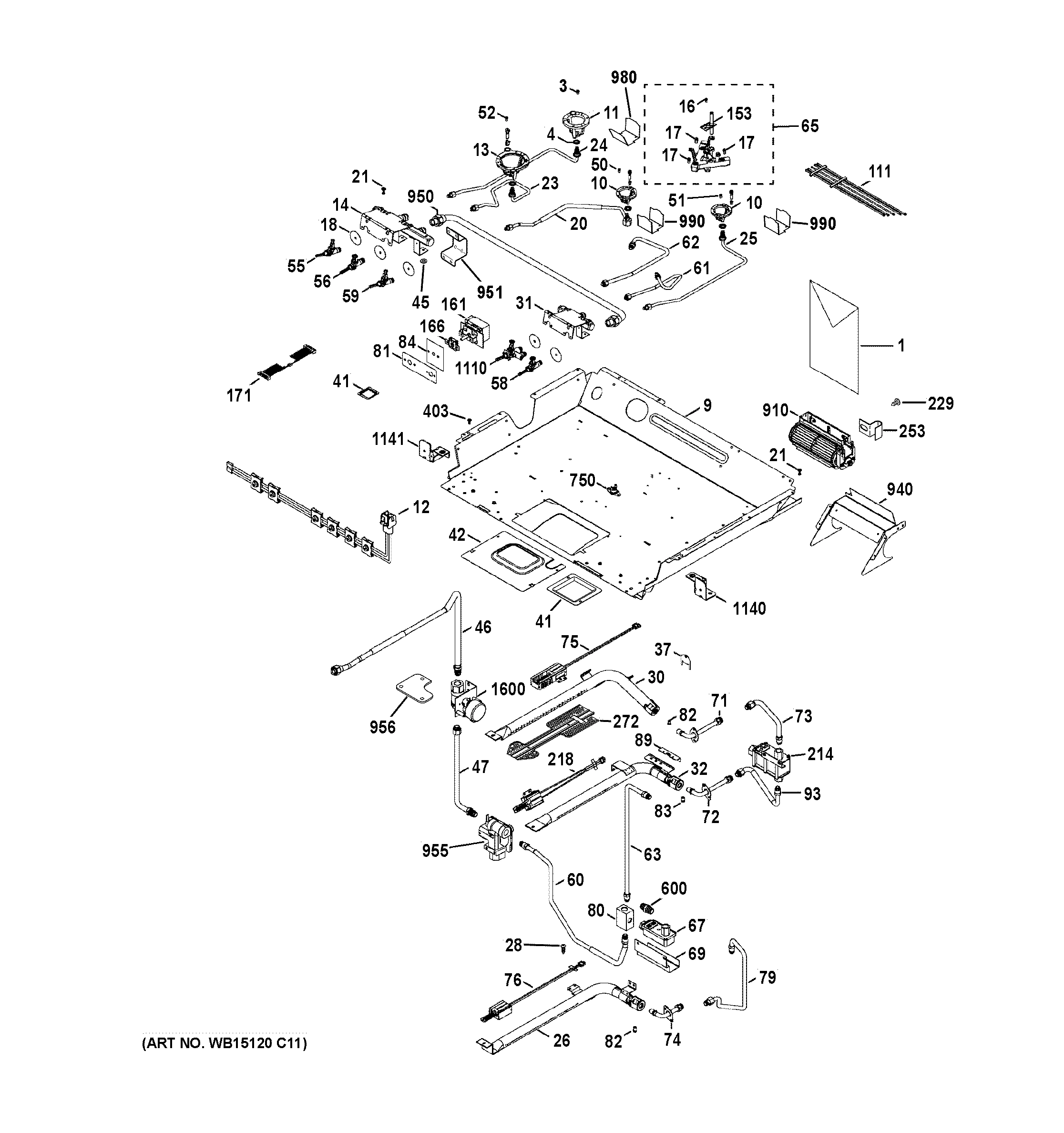 GAS & BURNER PARTS