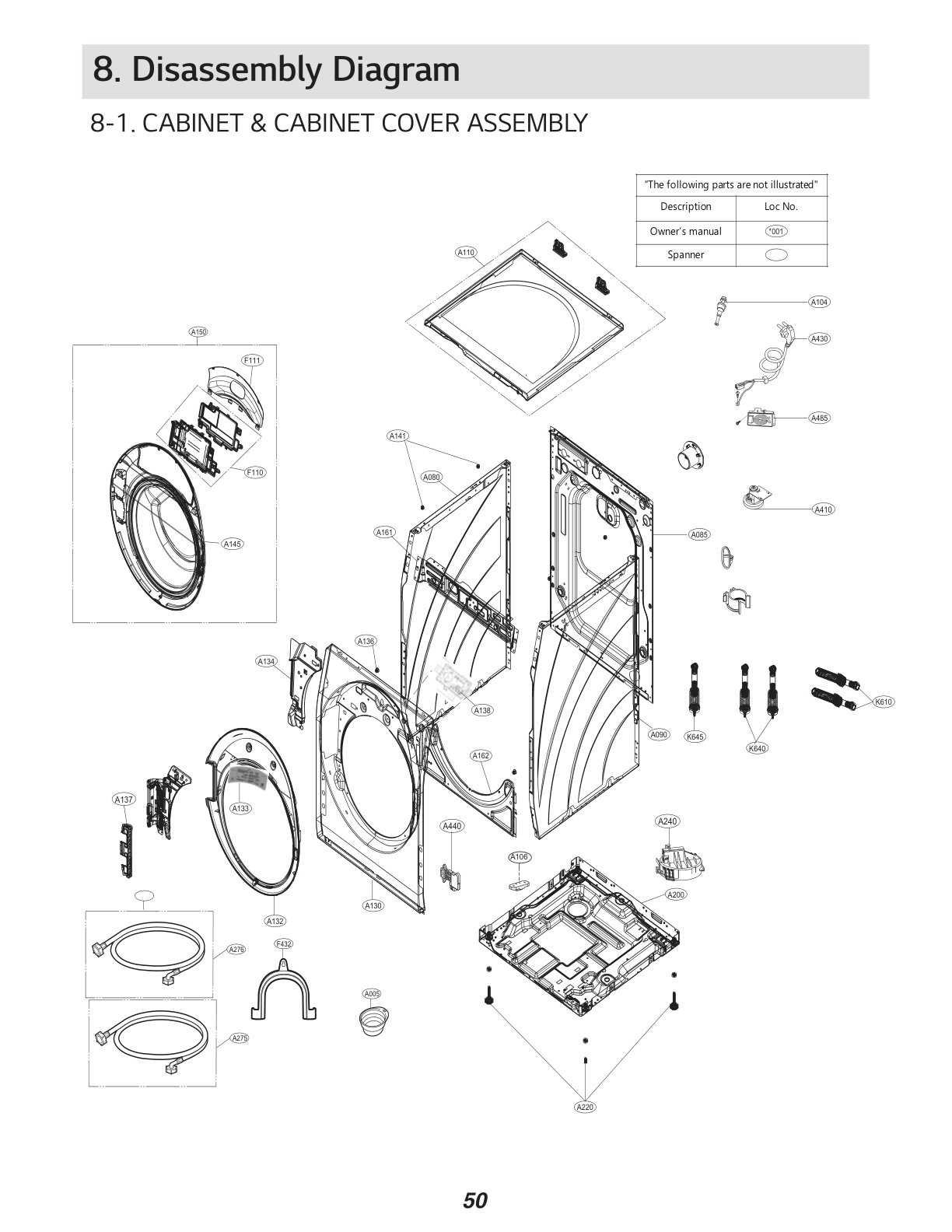 CABINET & CABINET COVER ASSEMBLY
