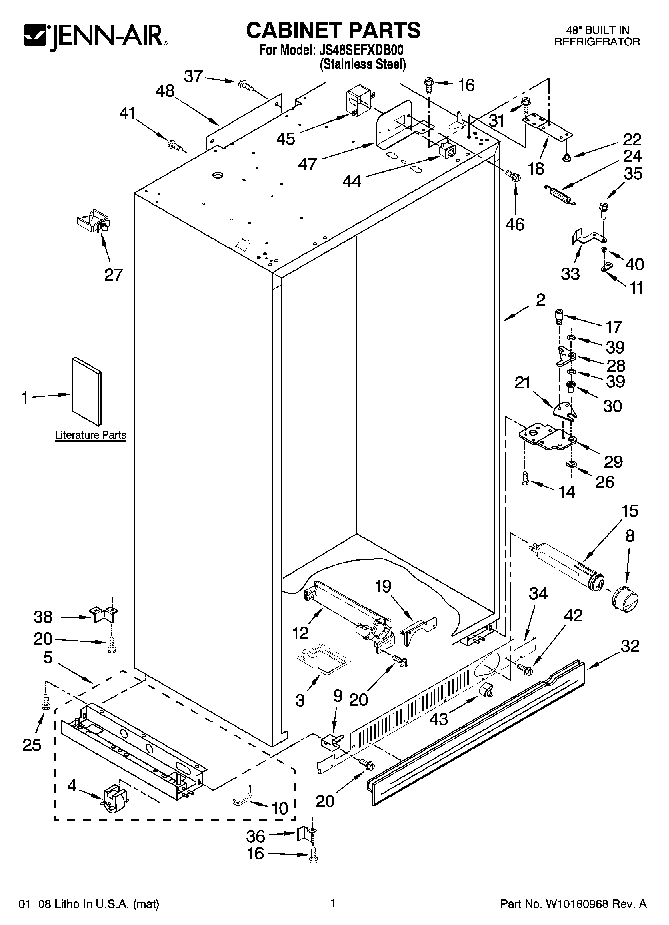 01 - CABINET PARTS