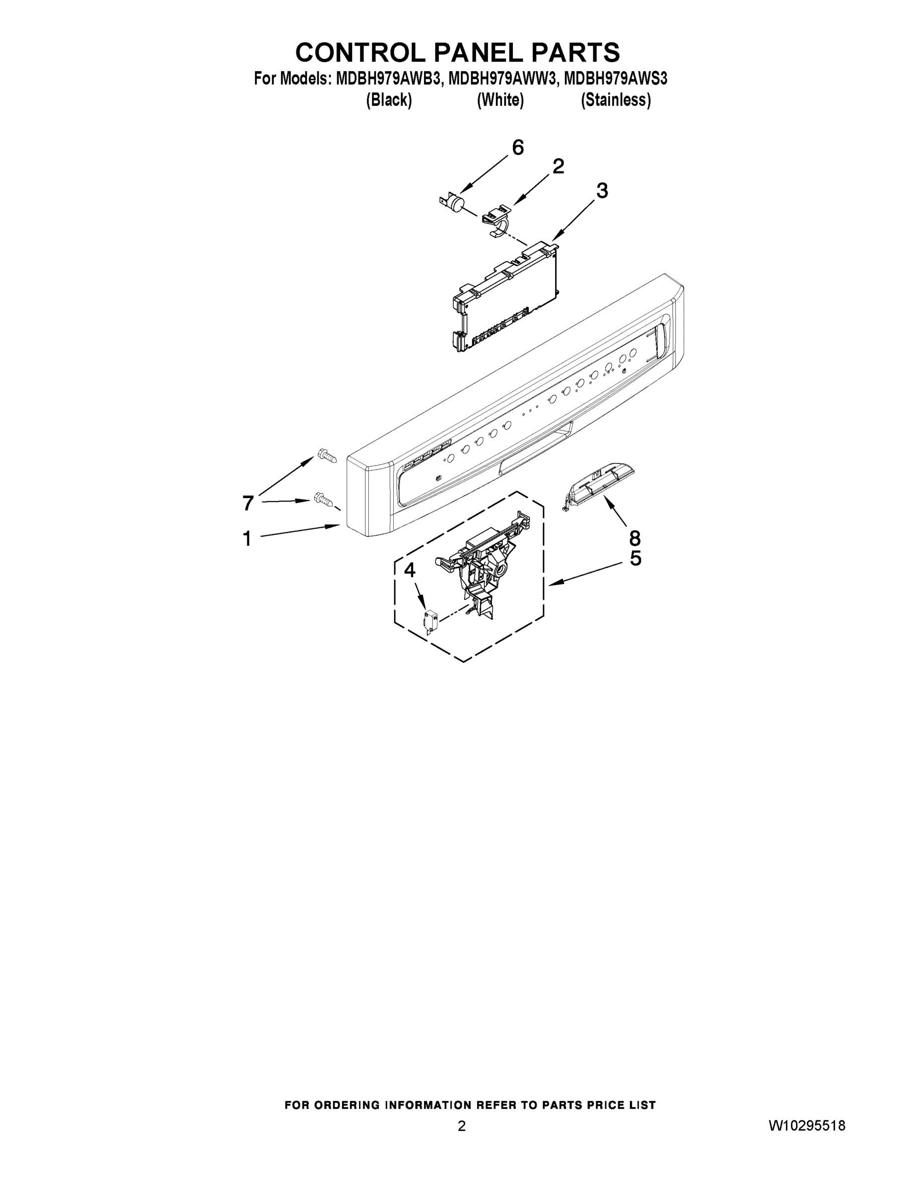 02 - CONTROL PANEL PARTS