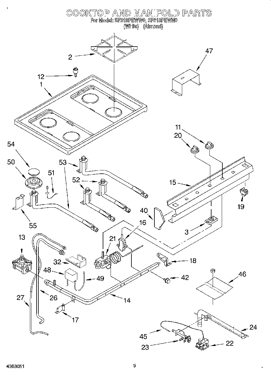 03 - COOKTOP AND MANIFOLD, LITERATURE