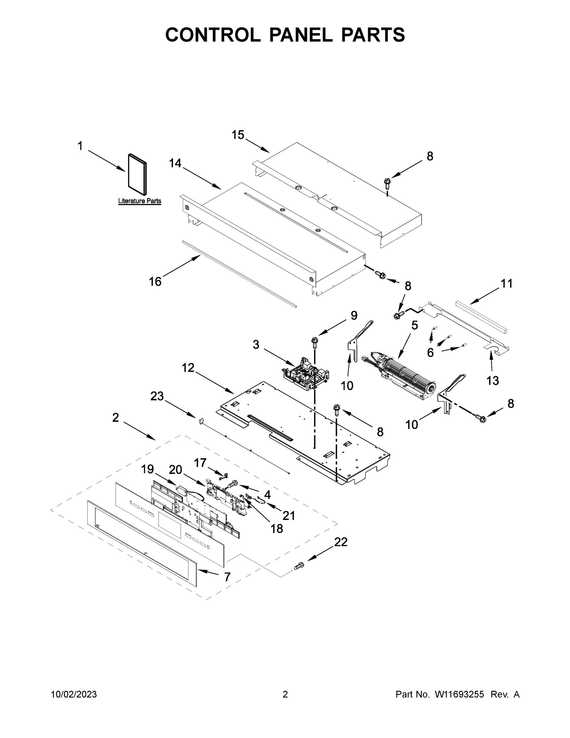 02 - CONTROL PANEL PARTS