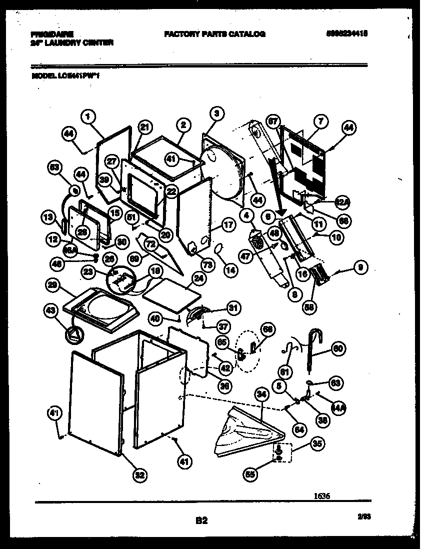 02 - CABINET PARTS AND HEATER