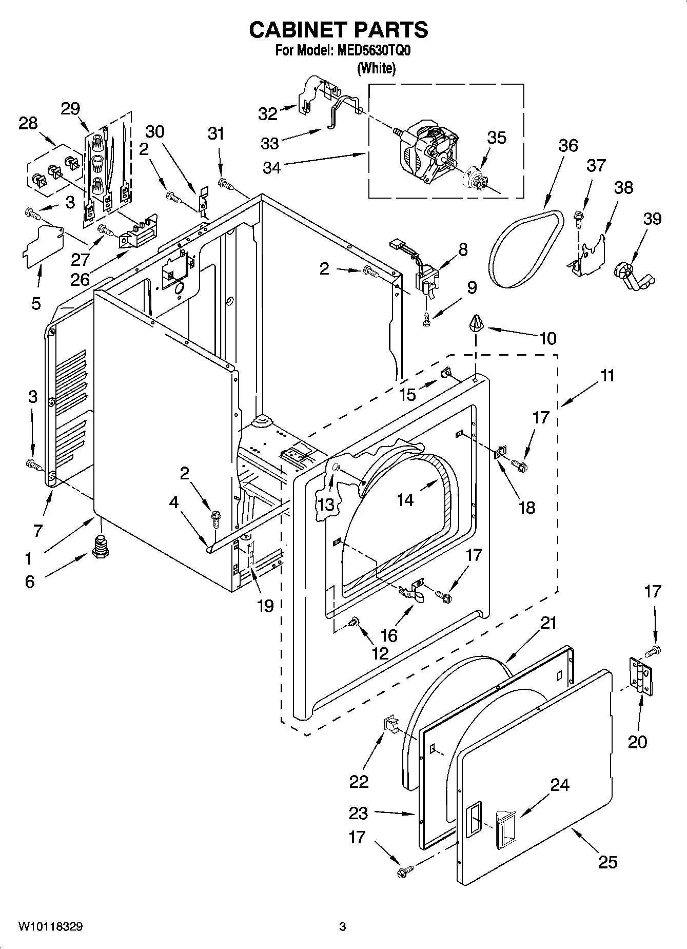 02 - CABINET PARTS