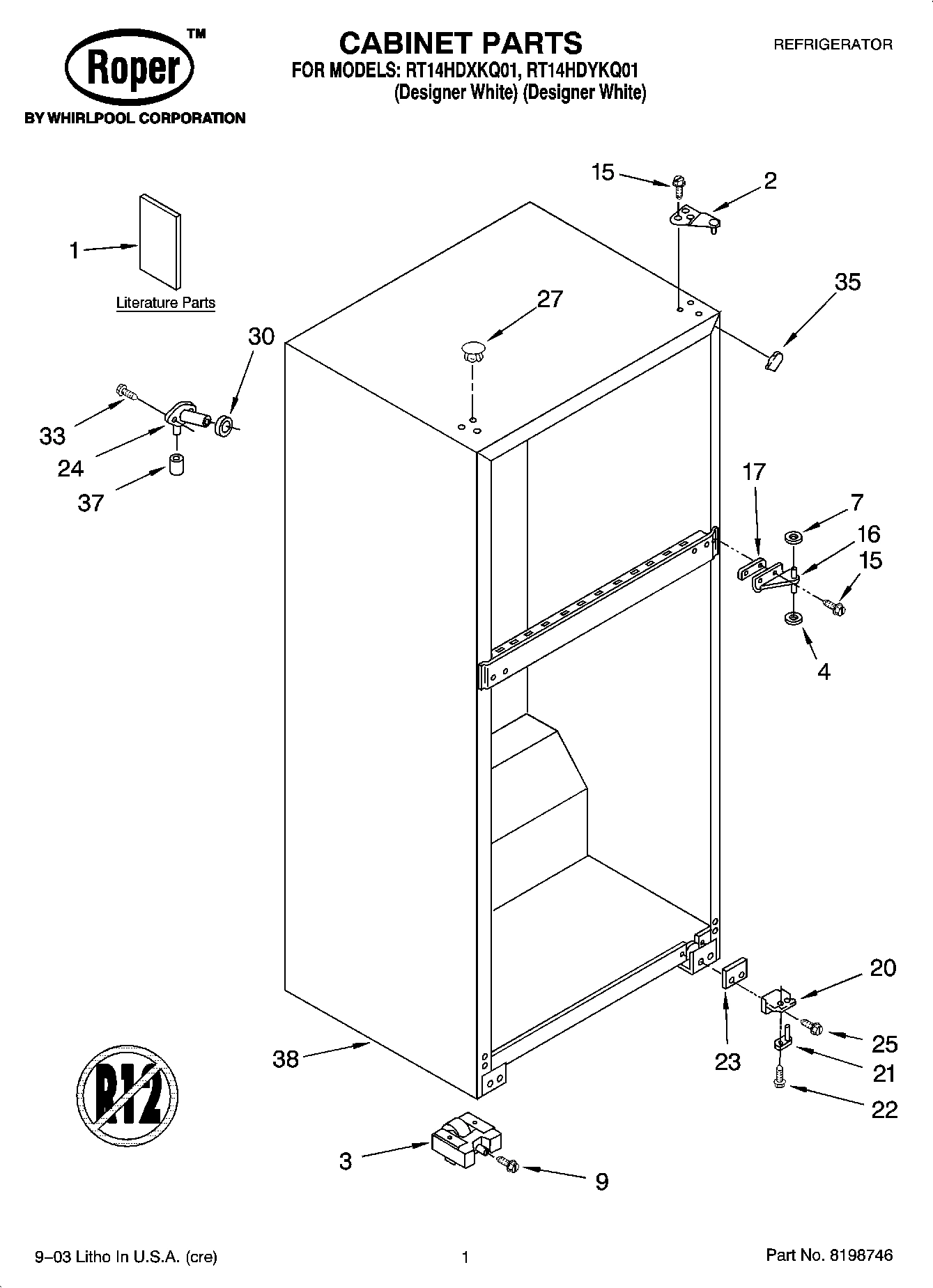 01 - CABINET PARTS