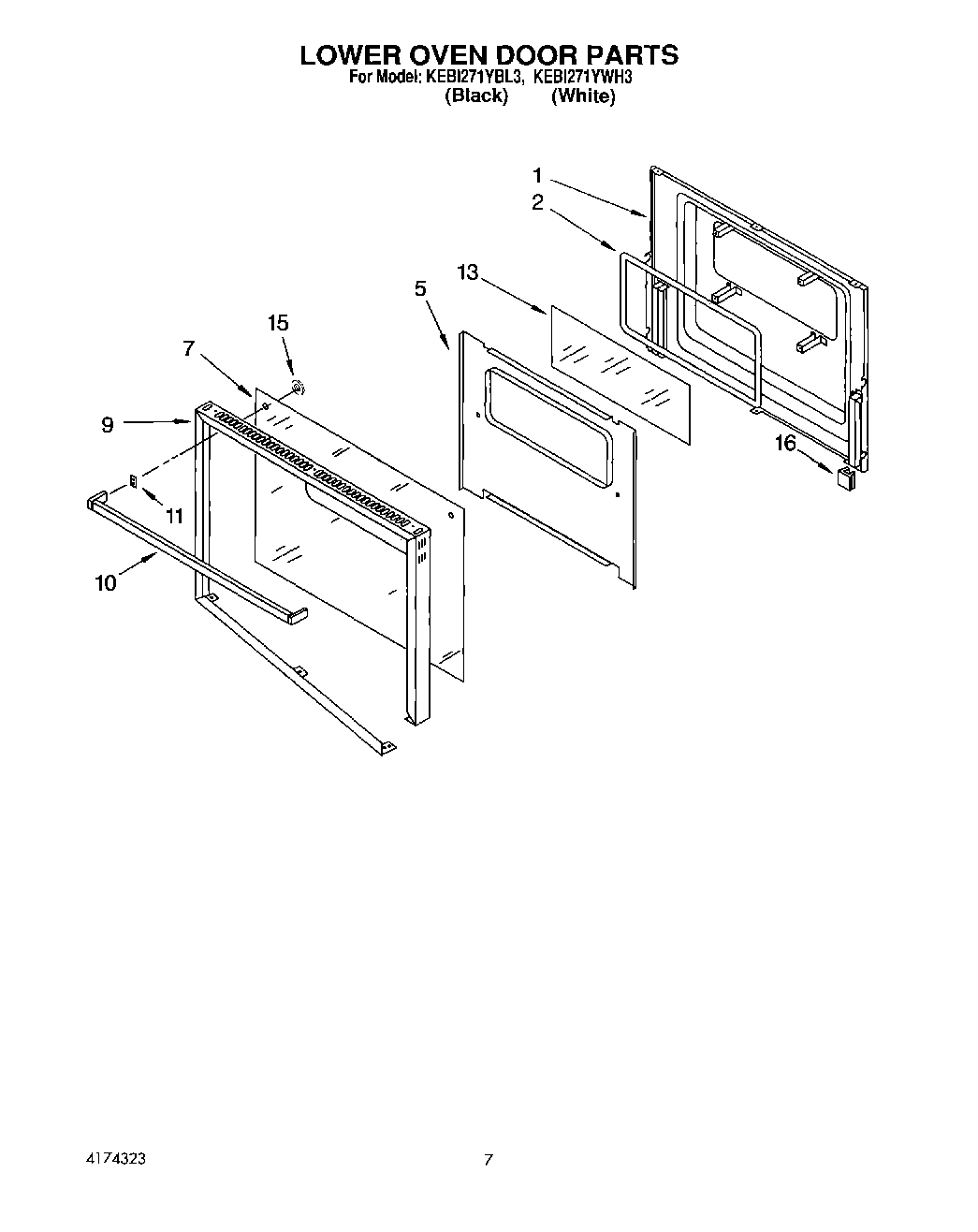 05 - LOWER OVEN DOOR