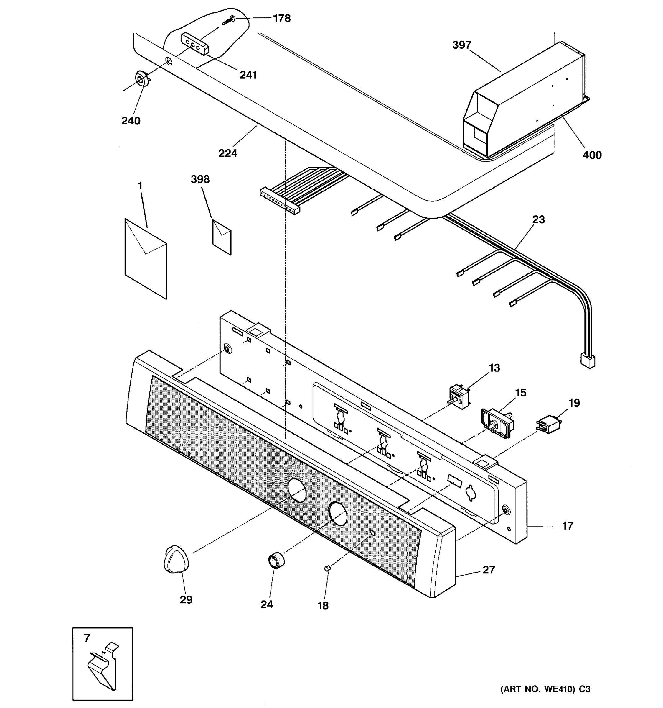 CONTROLS & TOP PANEL