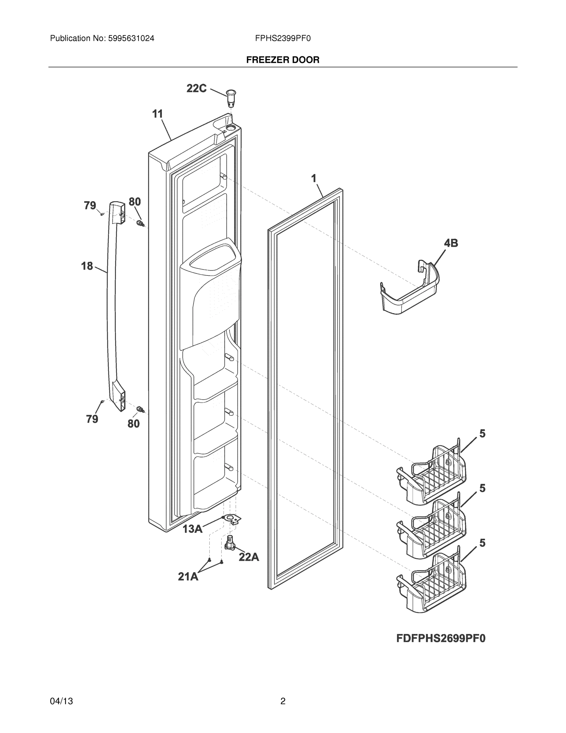 03 - FREEZER DOOR