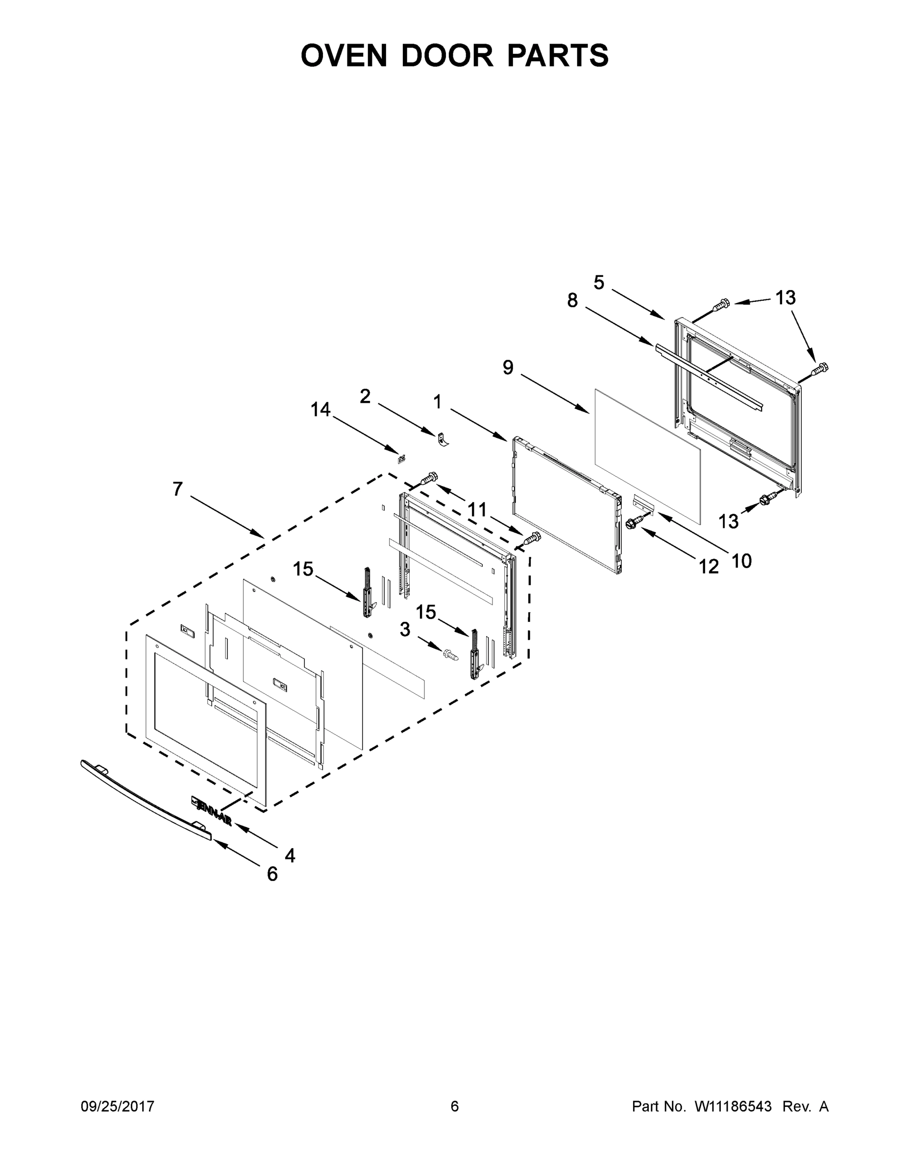 04 - OVEN DOOR PARTS