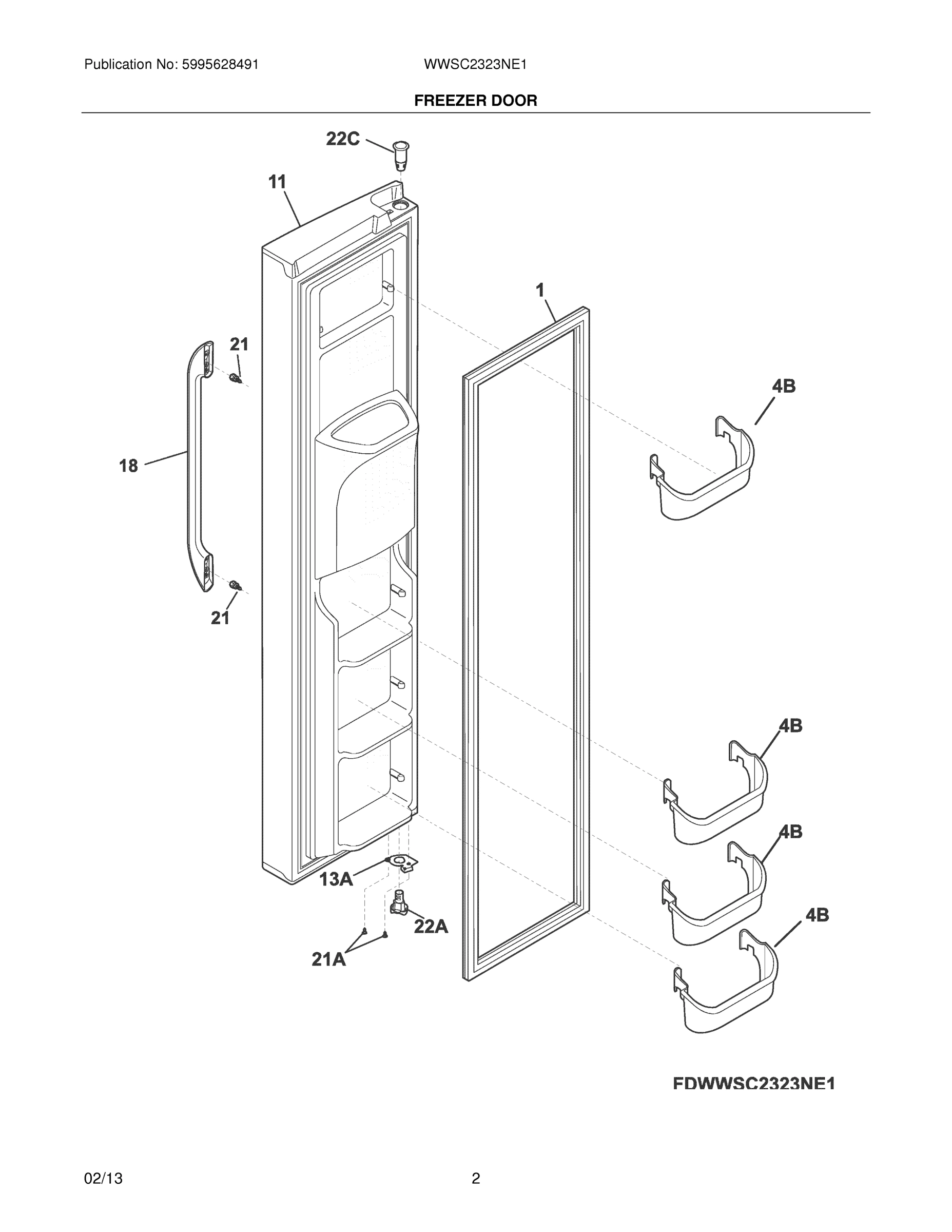 03 - FREEZER DOOR