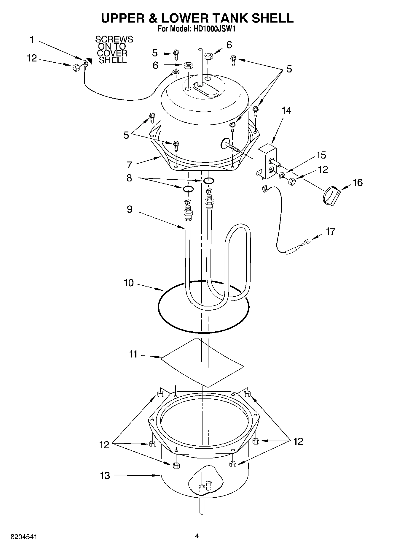 02 - UPPER & LOWER TANK SHELL
