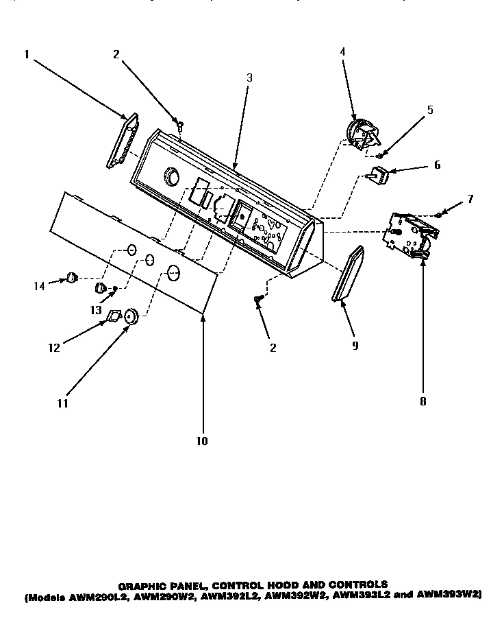 08 - GRAPHIC PANEL, CONTROL HOOD & CONTROLS