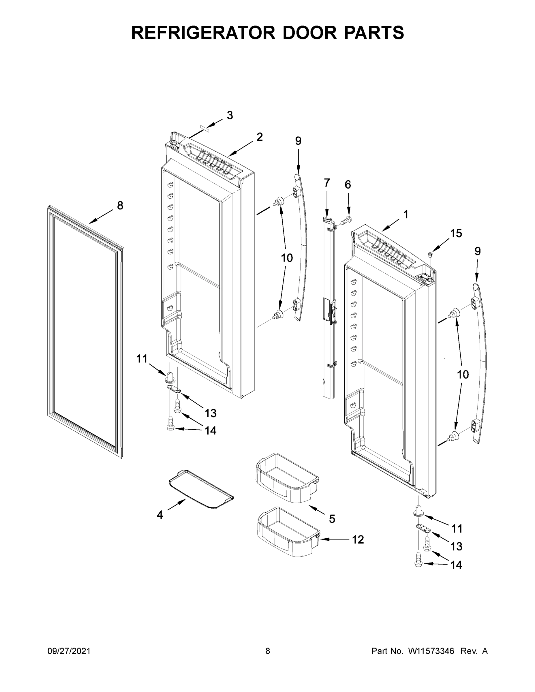 05 - REFRIGERATOR DOOR PARTS