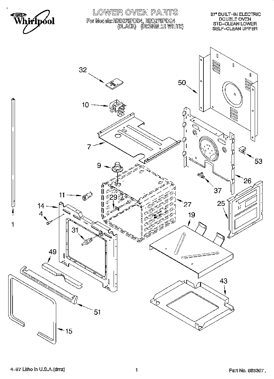 01 - LOWER OVEN