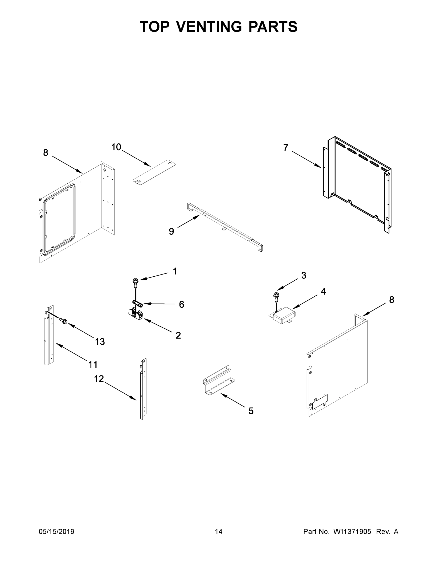 08 - TOP VENTING PARTS