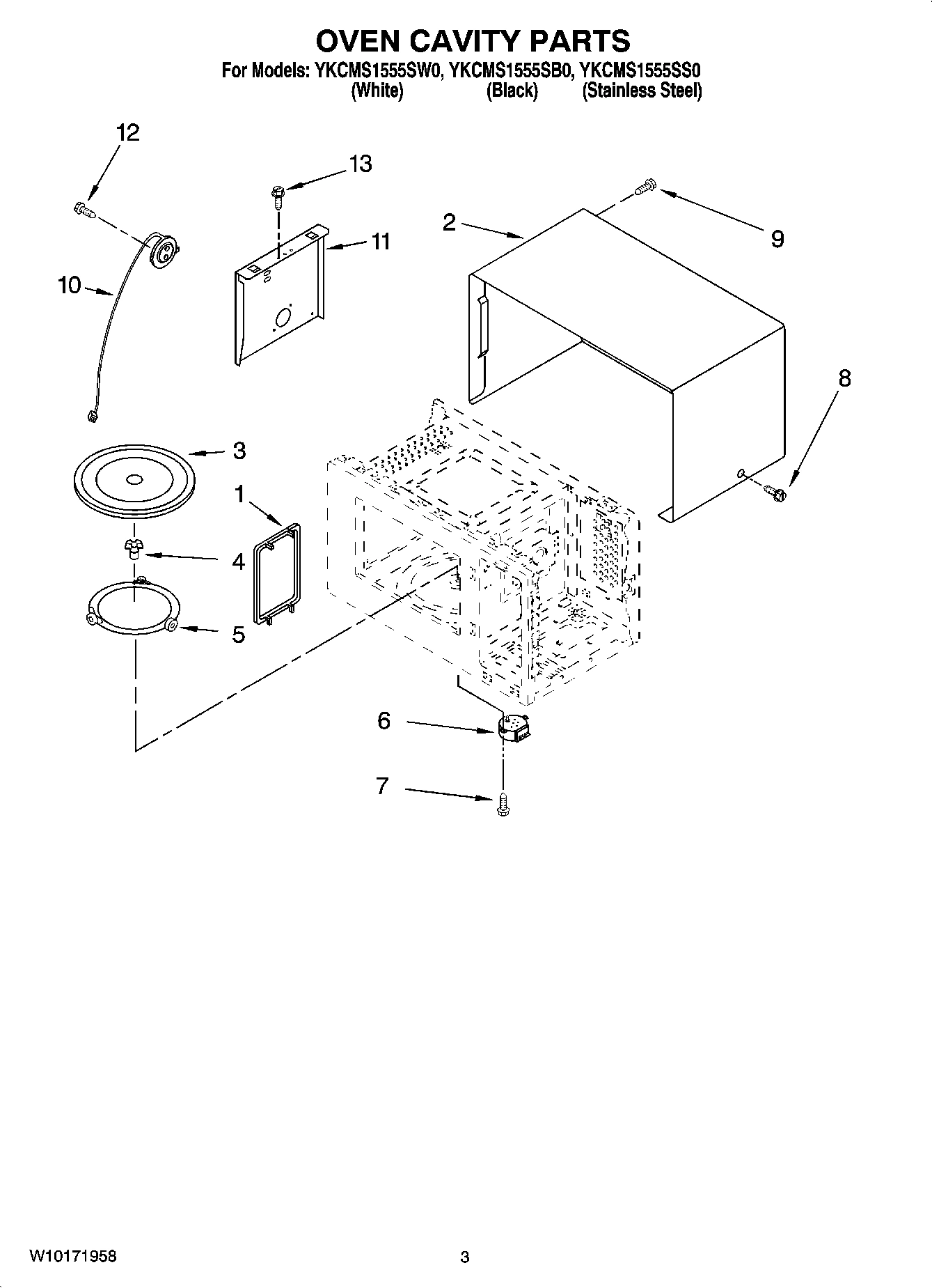 03 - OVEN CAVITY PARTS