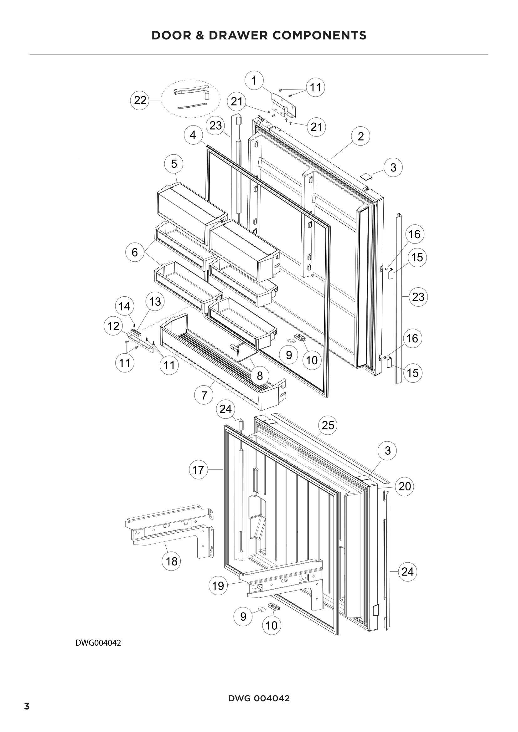 DOOR & DRAWER COMPONENTS