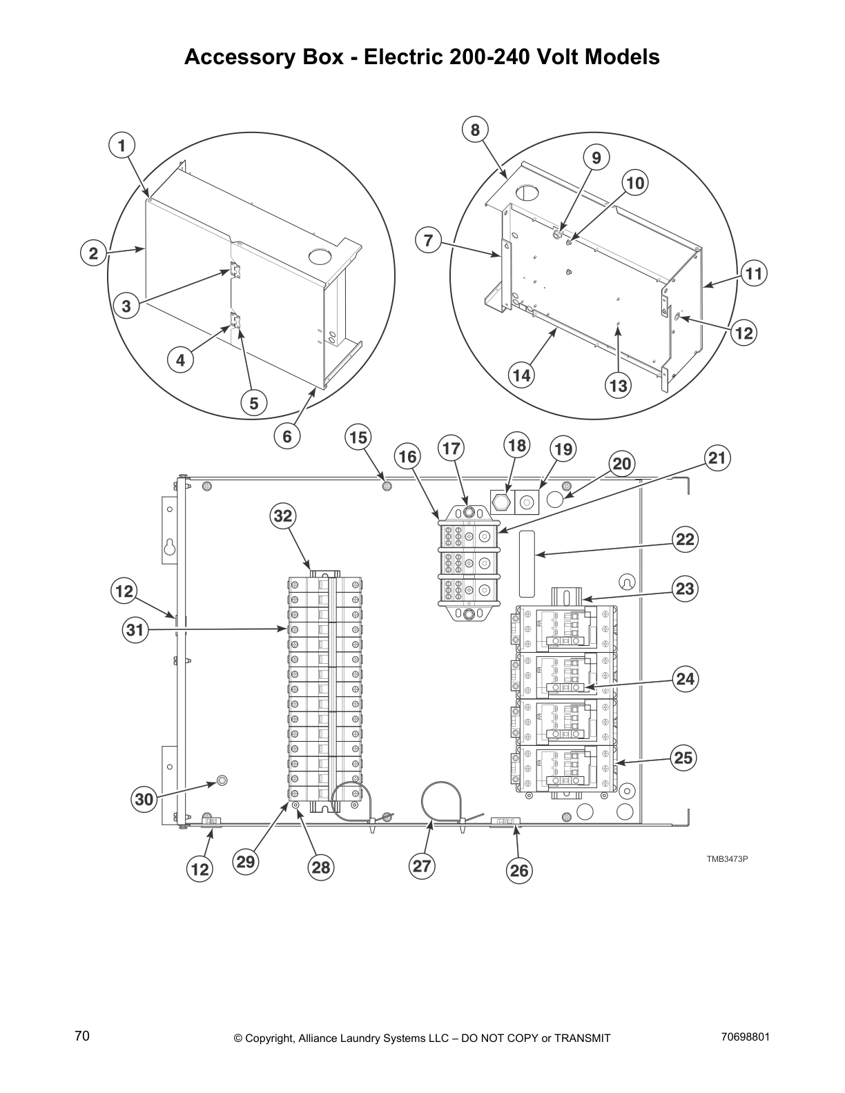 Accessory Box - Electric 200-240 Volt Models