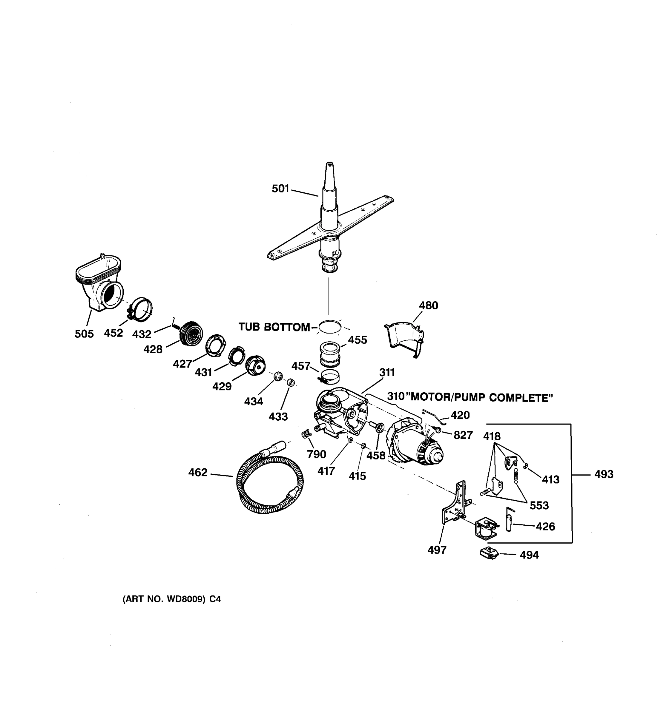 MOTOR-PUMP MECHANISM