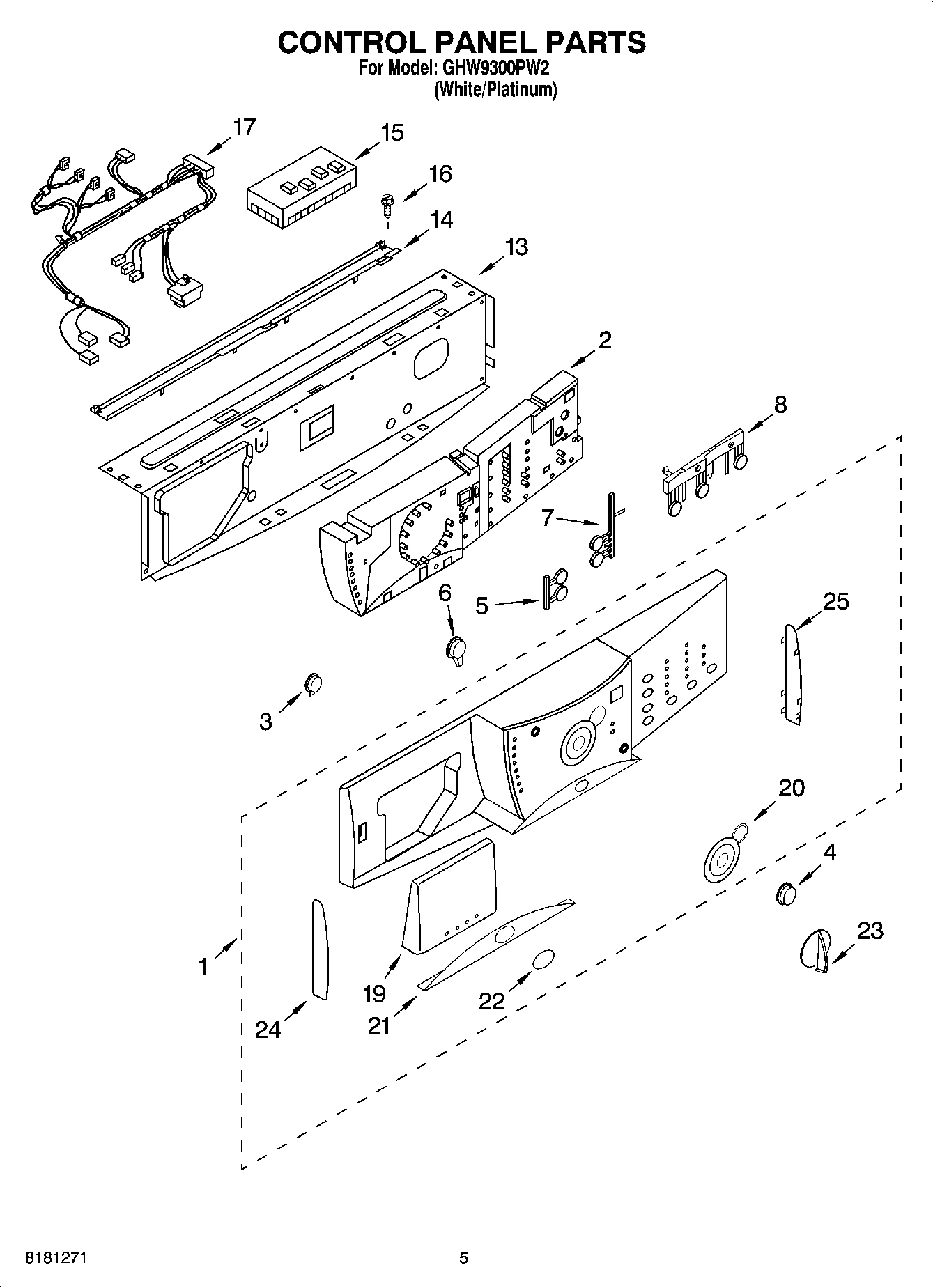 03 - CONTROL PANEL PARTS