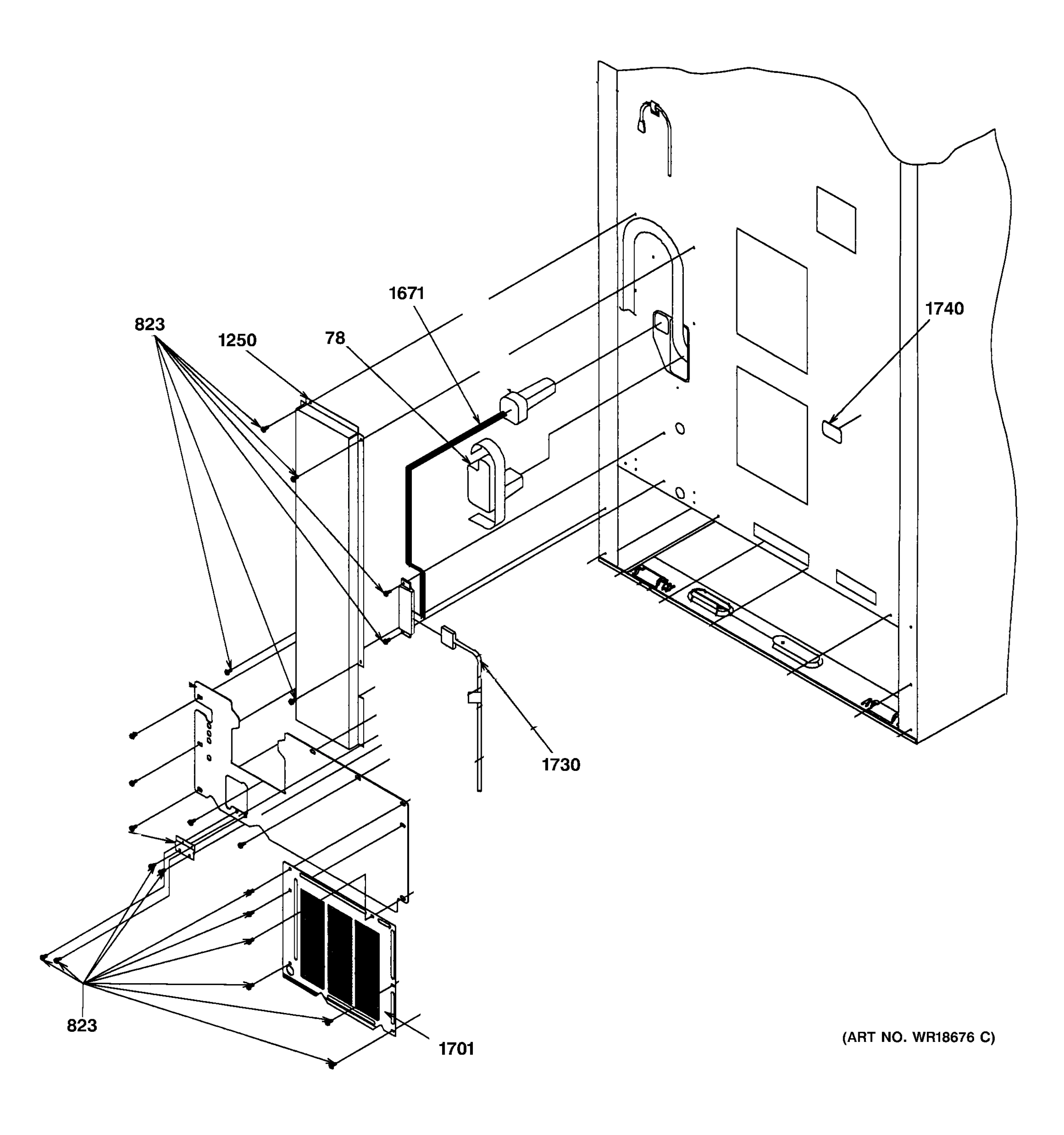 CABINET BACK