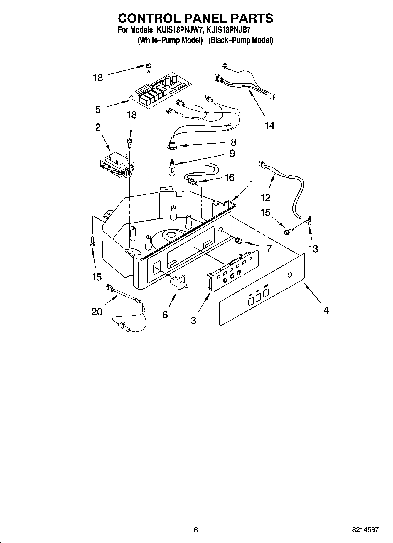 04 - CONTROL PANEL PARTS
