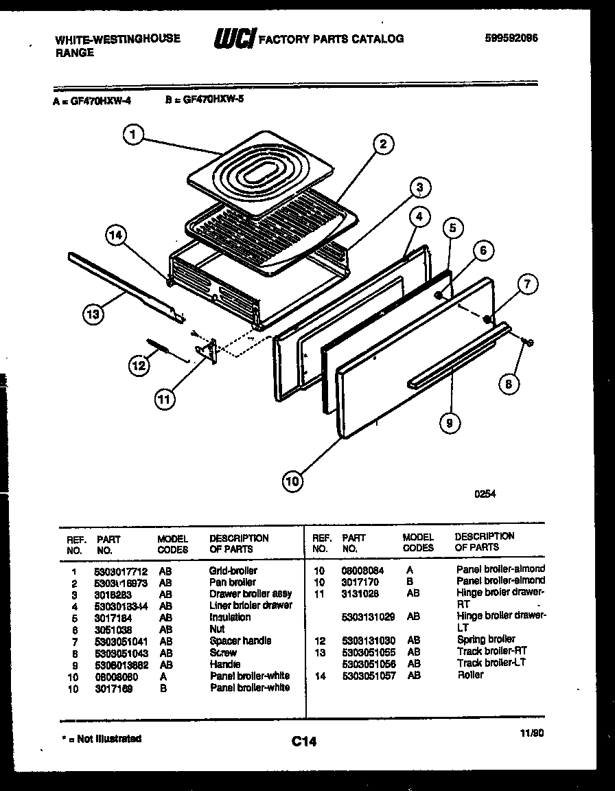 06 - BROILER DRAWER PARTS