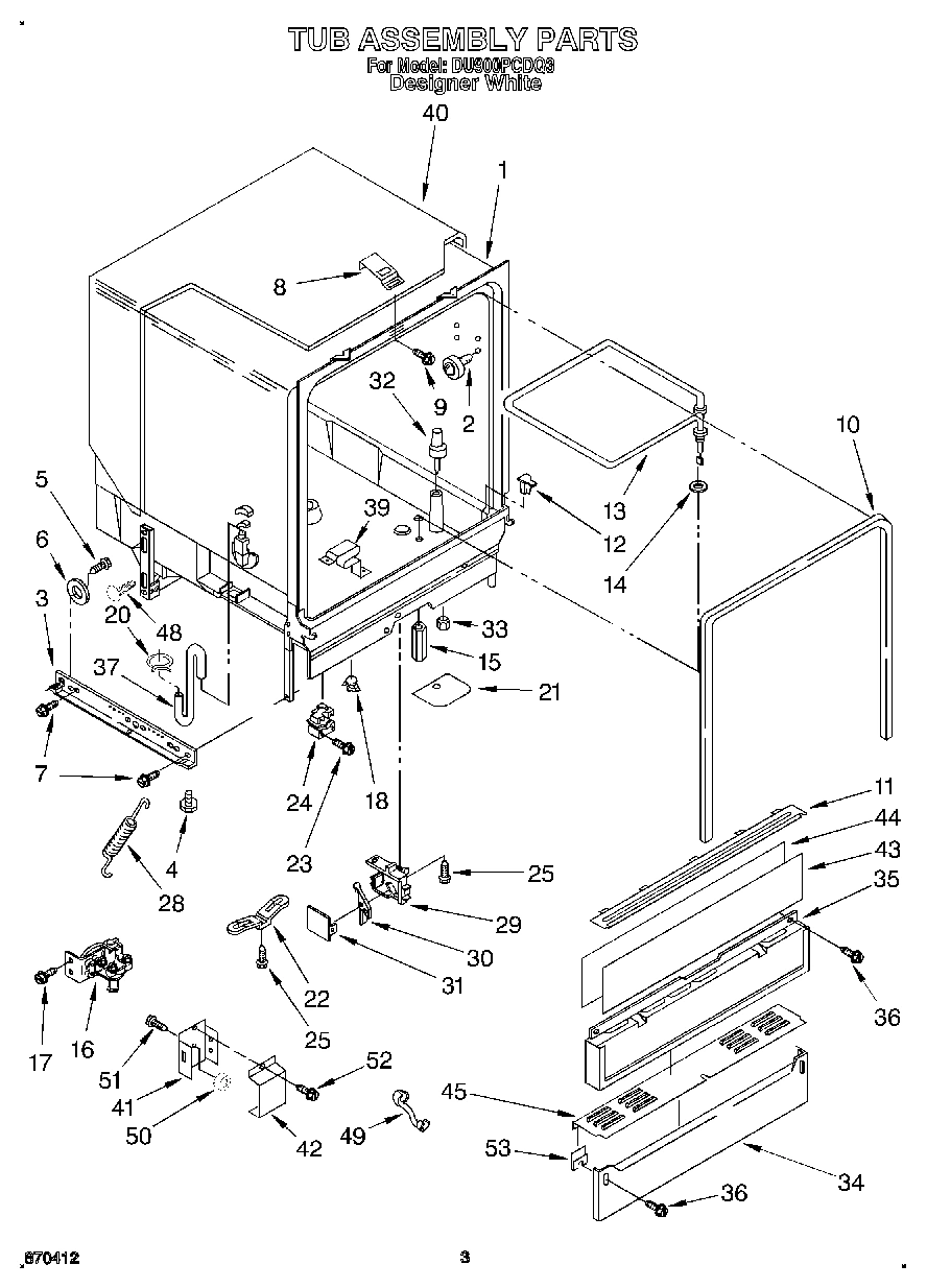 03 - TUB ASSEMBLY