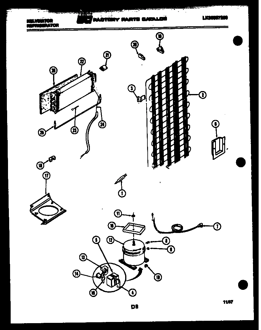 05 - SYSTEM AND AUTOMATIC DEFROST PARTS