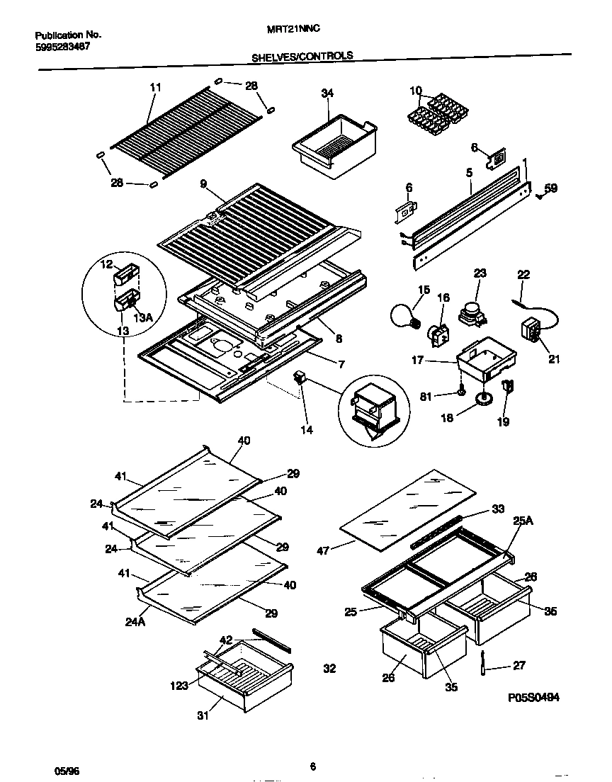 04 - SHELVES/CONTROLS