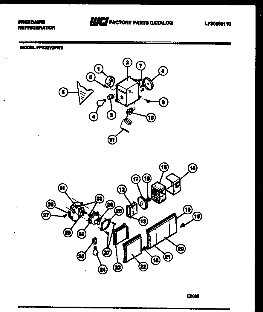 06 - REFRIGERATOR CONTROL ASSEMBLY, DAMP