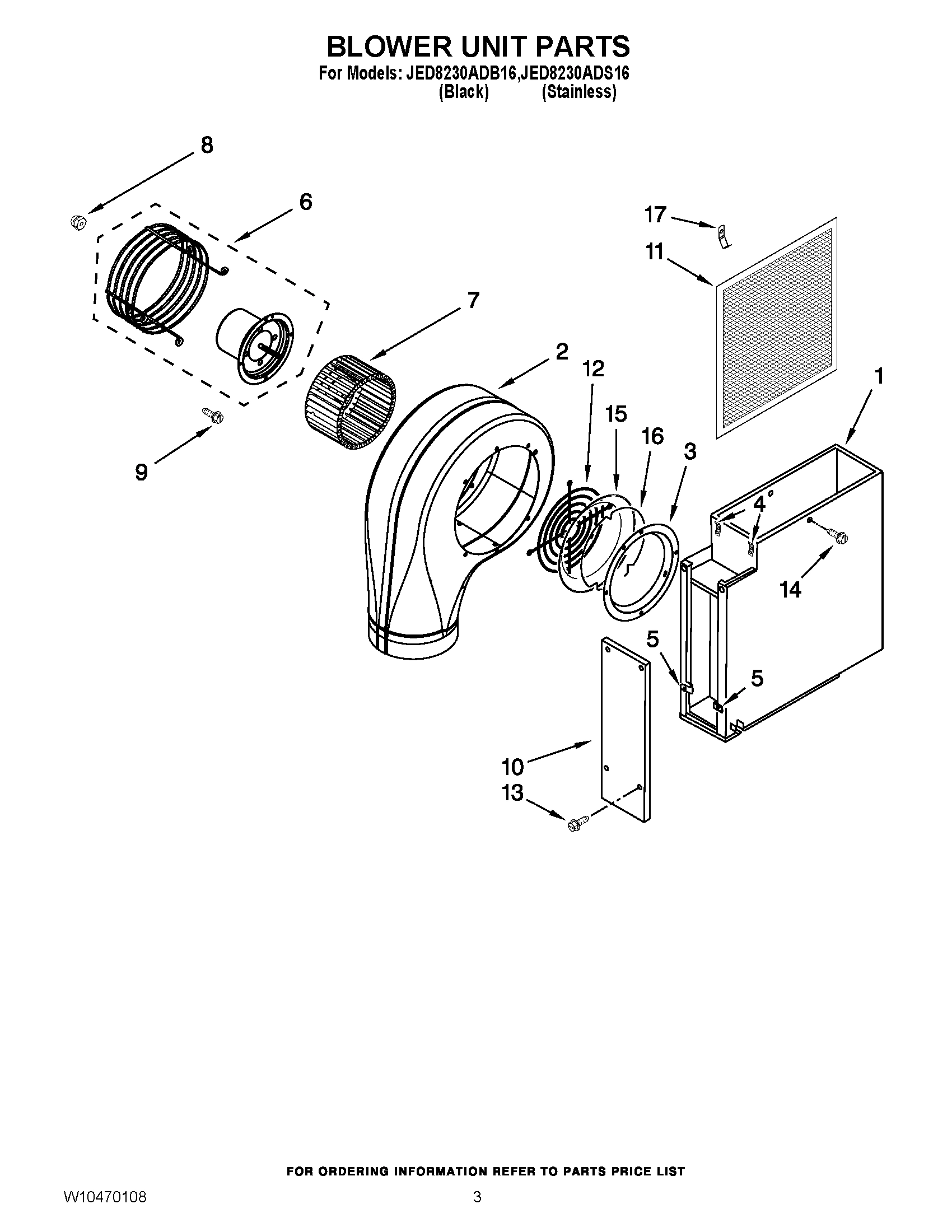 02 - BLOWER UNIT PARTS