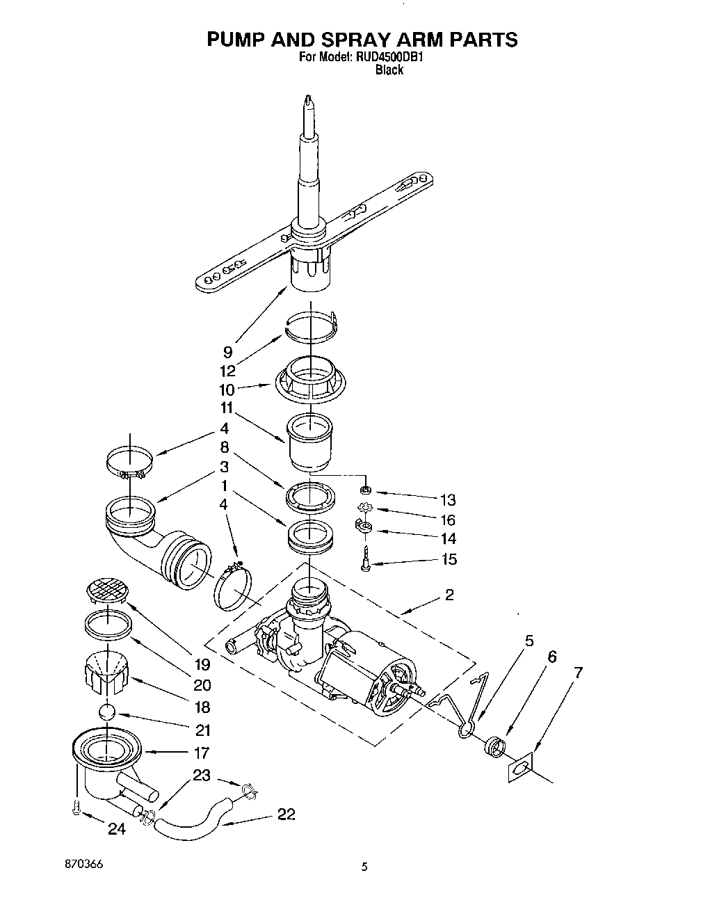 04 - PUMP AND SPRAY ARM