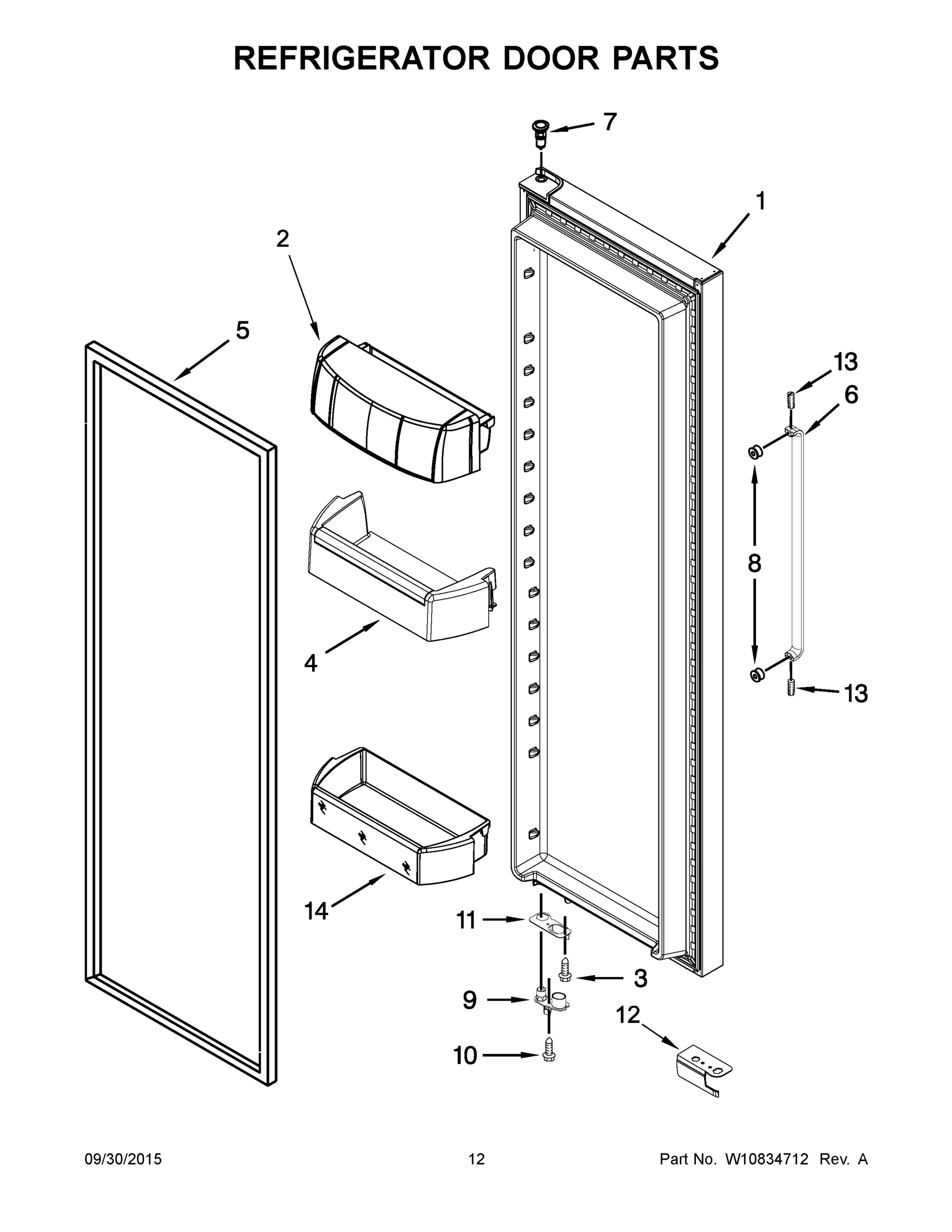 07 - REFRIGERATOR DOOR PARTS