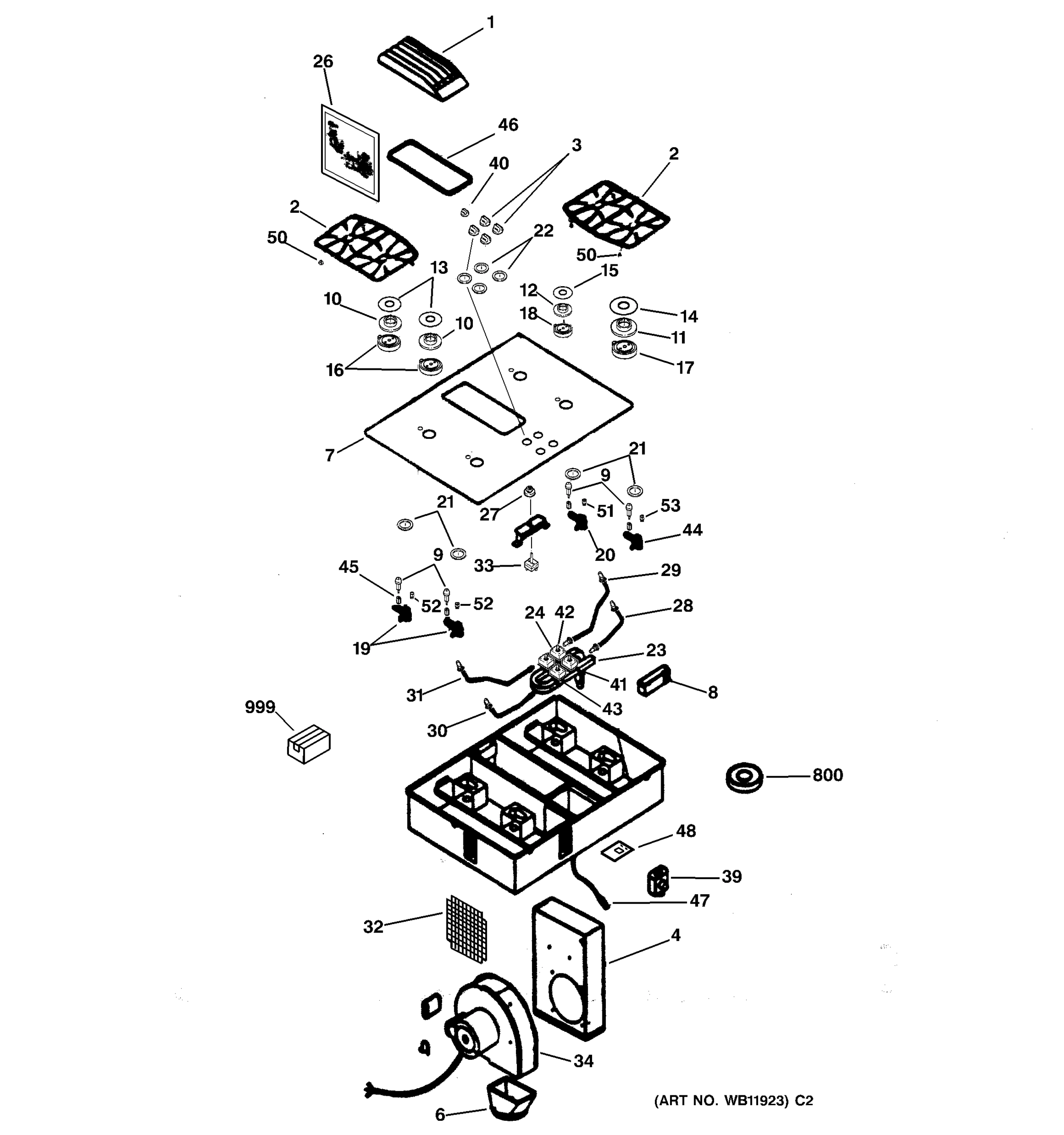 CONTROL PANEL & COOKTOP