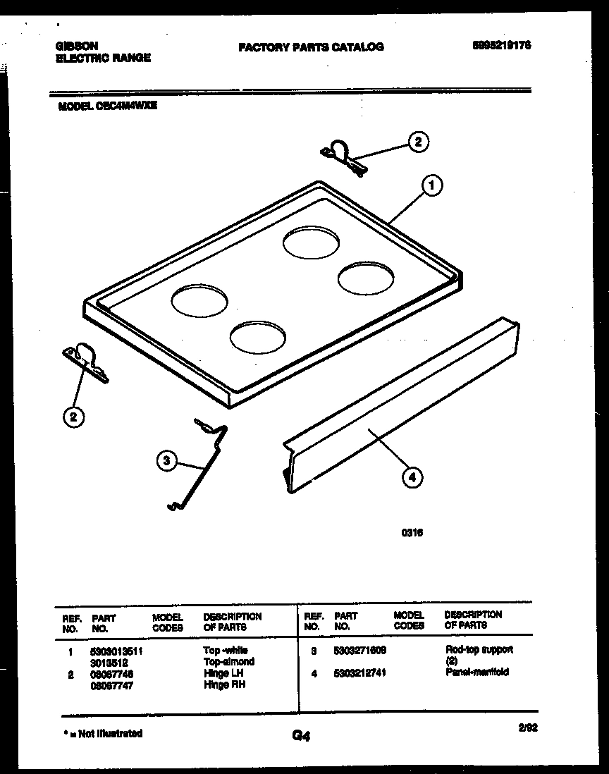 07 - COOKTOP PARTS