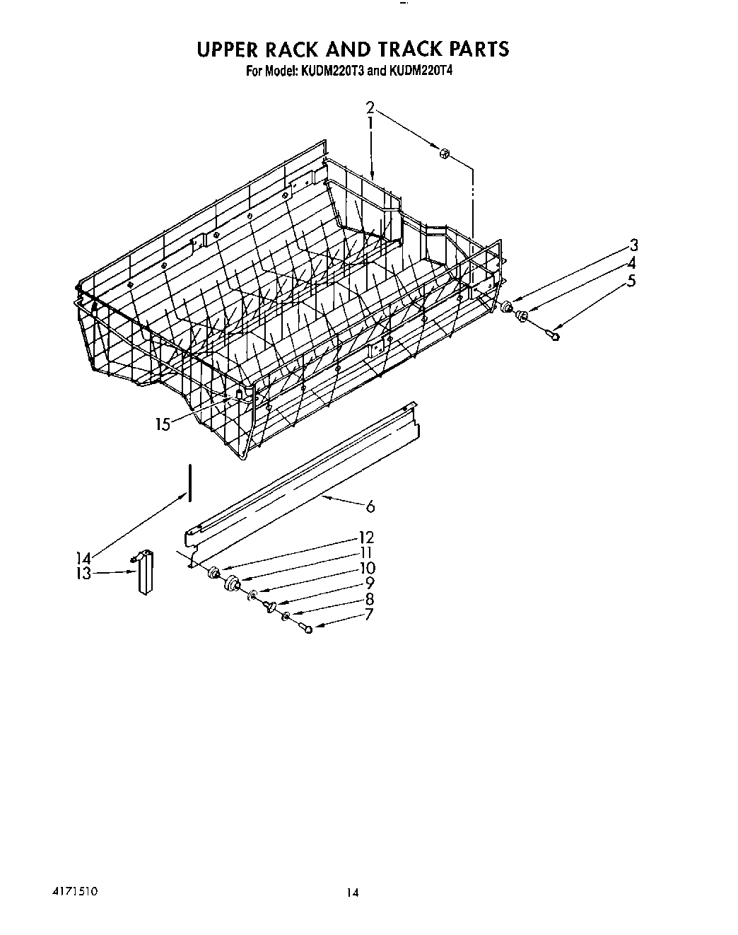 11 - UPPER RACK AND TRACK