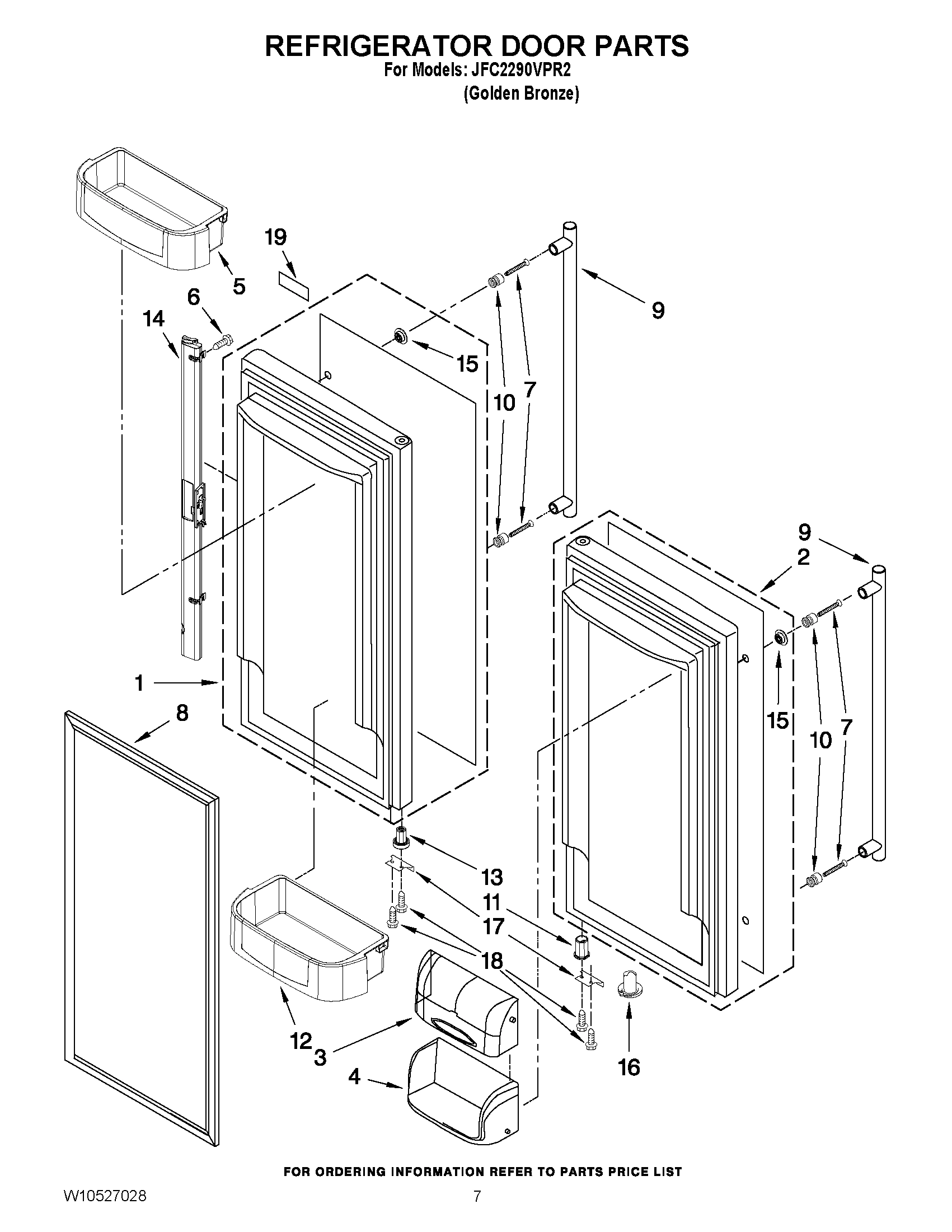 04 - REFRIGERATOR DOOR PARTS