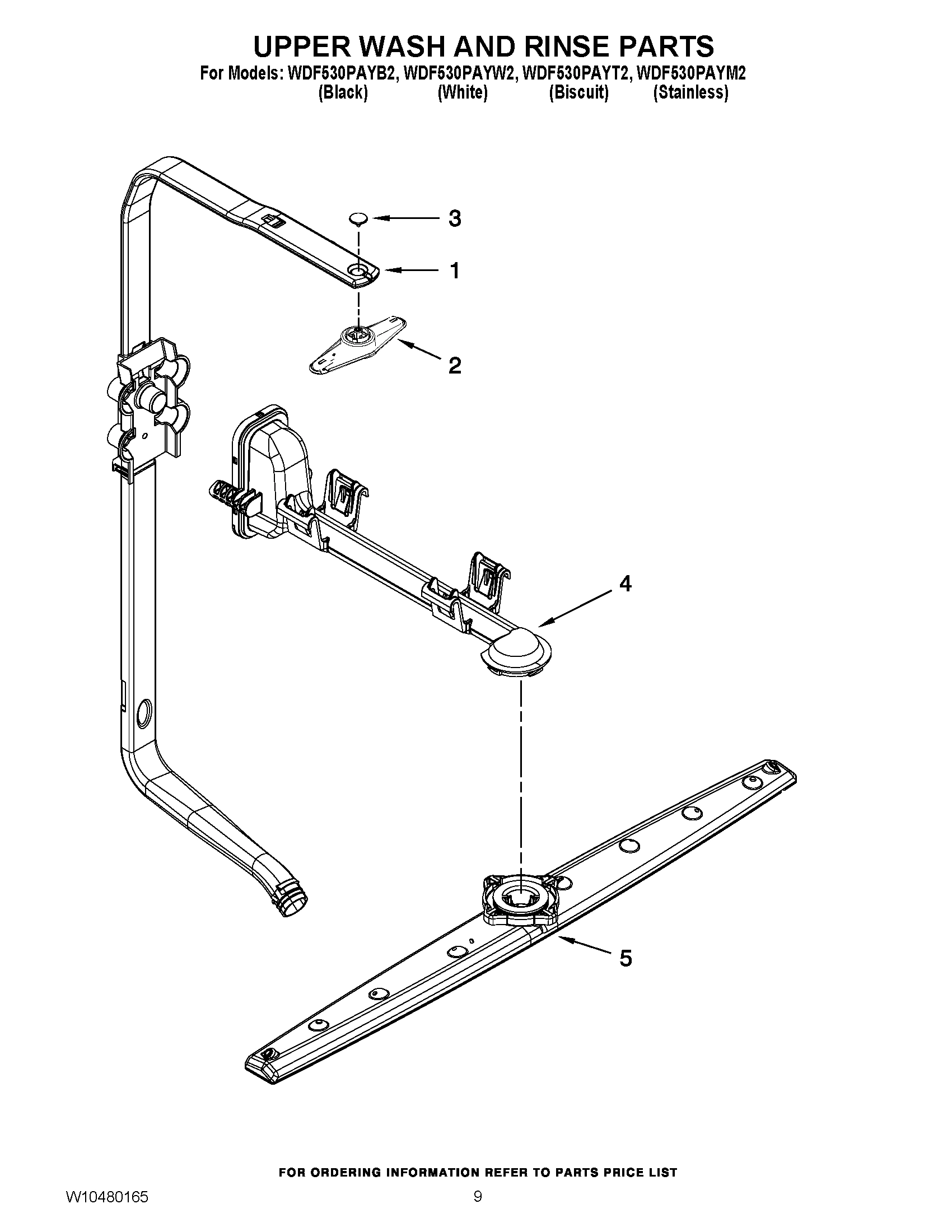 07 - UPPER WASH AND RINSE PARTS
