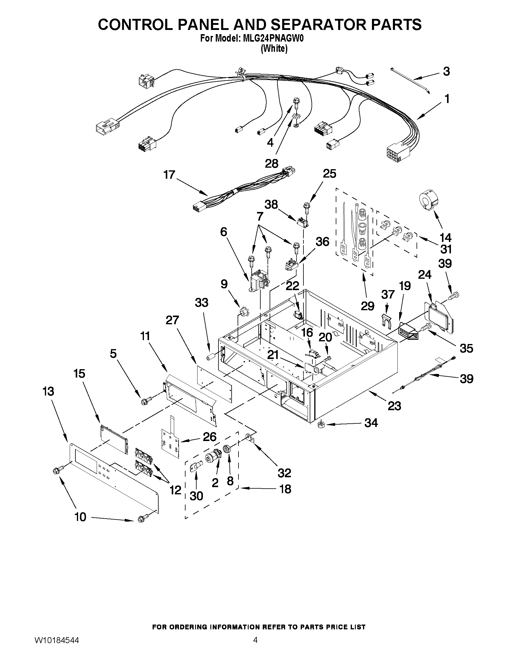 02 - CONTROL PANEL AND SEPARATOR PARTS