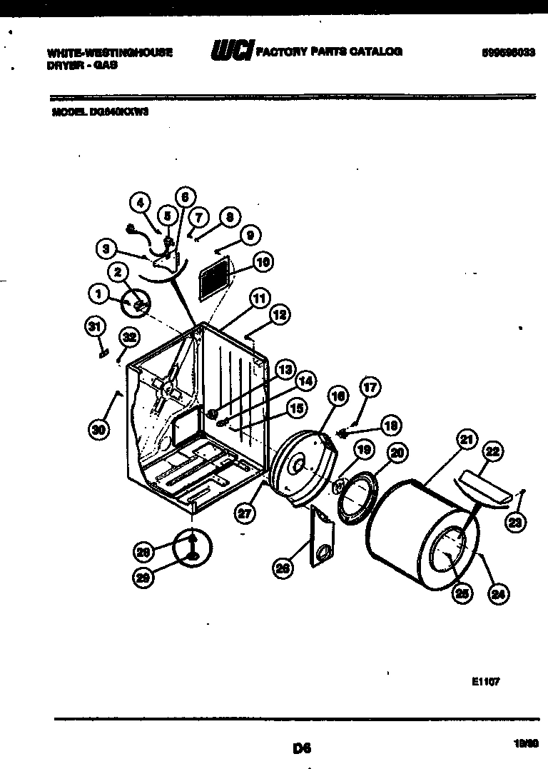 02 - CABINET AND COMPONENT PARTS