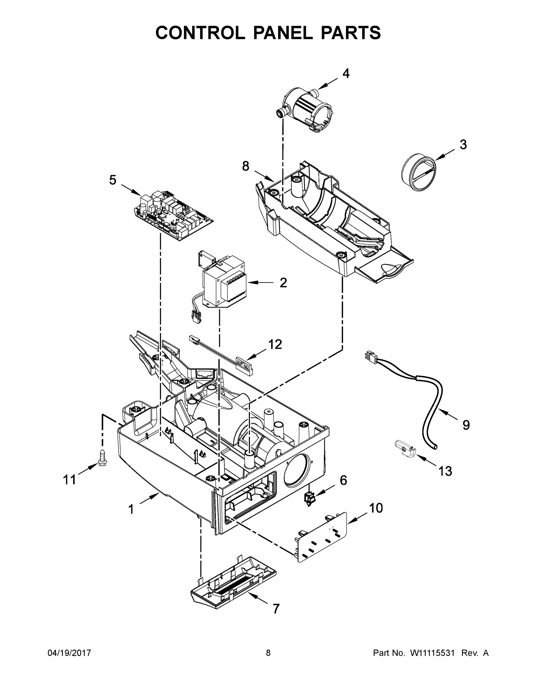 05 - CONTROL PANEL PARTS