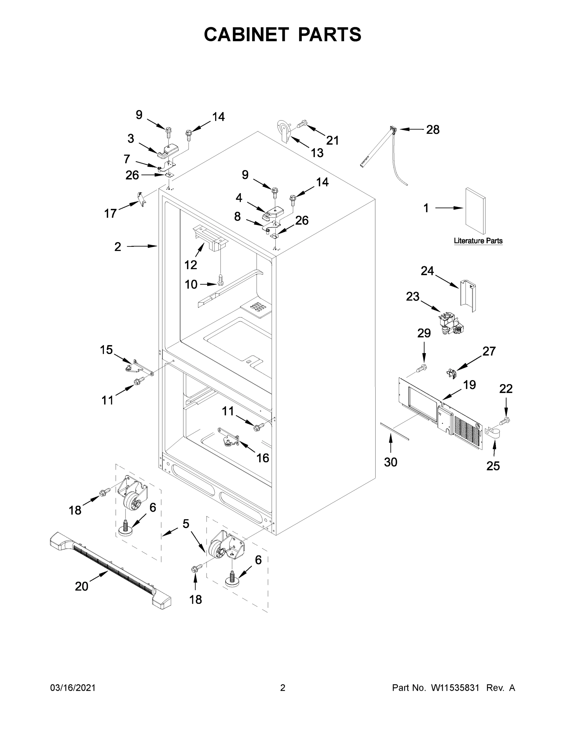 02 - CABINET PARTS