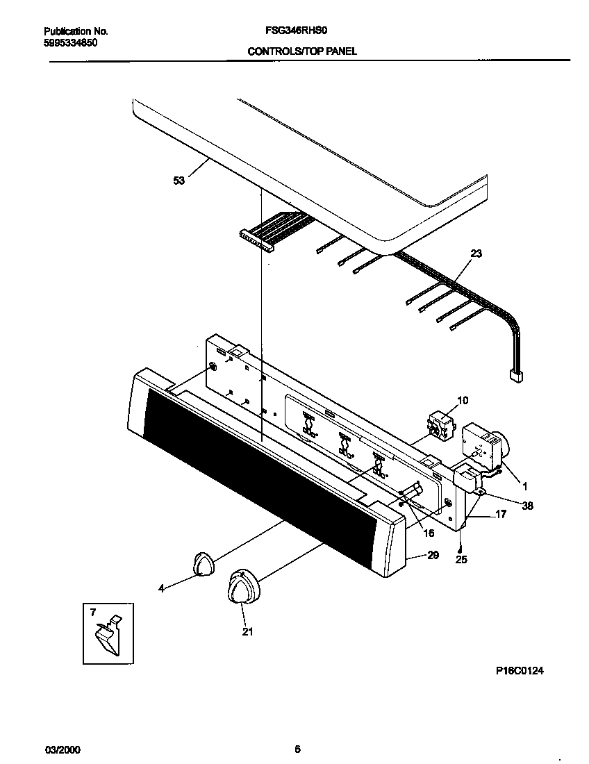 04 - P16C0124 CONTROL PANEL