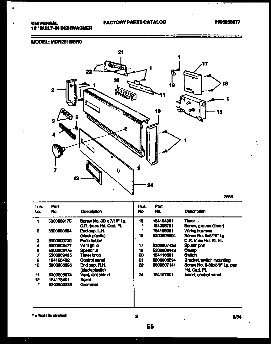 02 - CONSOLE AND CONTROL PARTS