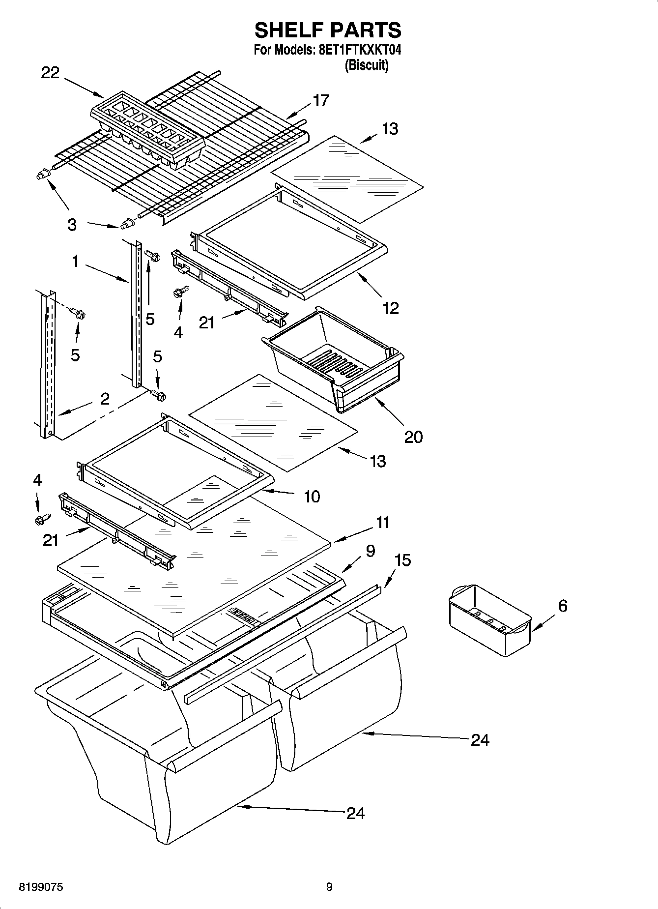 05 - SHELF PARTS, OPTIONAL PARTS