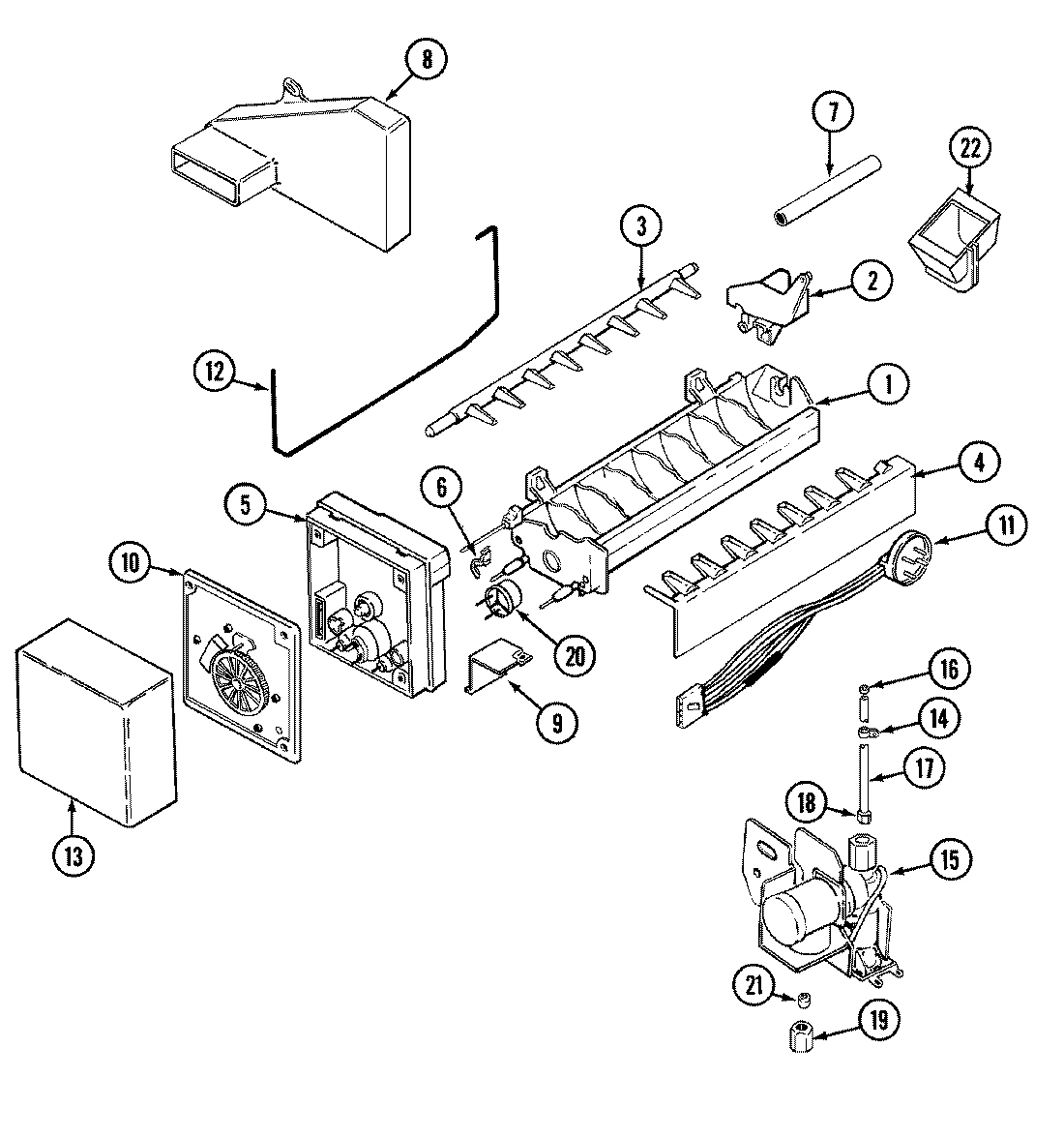 07 - OPTIONAL ICE MAKER KIT (RAE3100AAX)