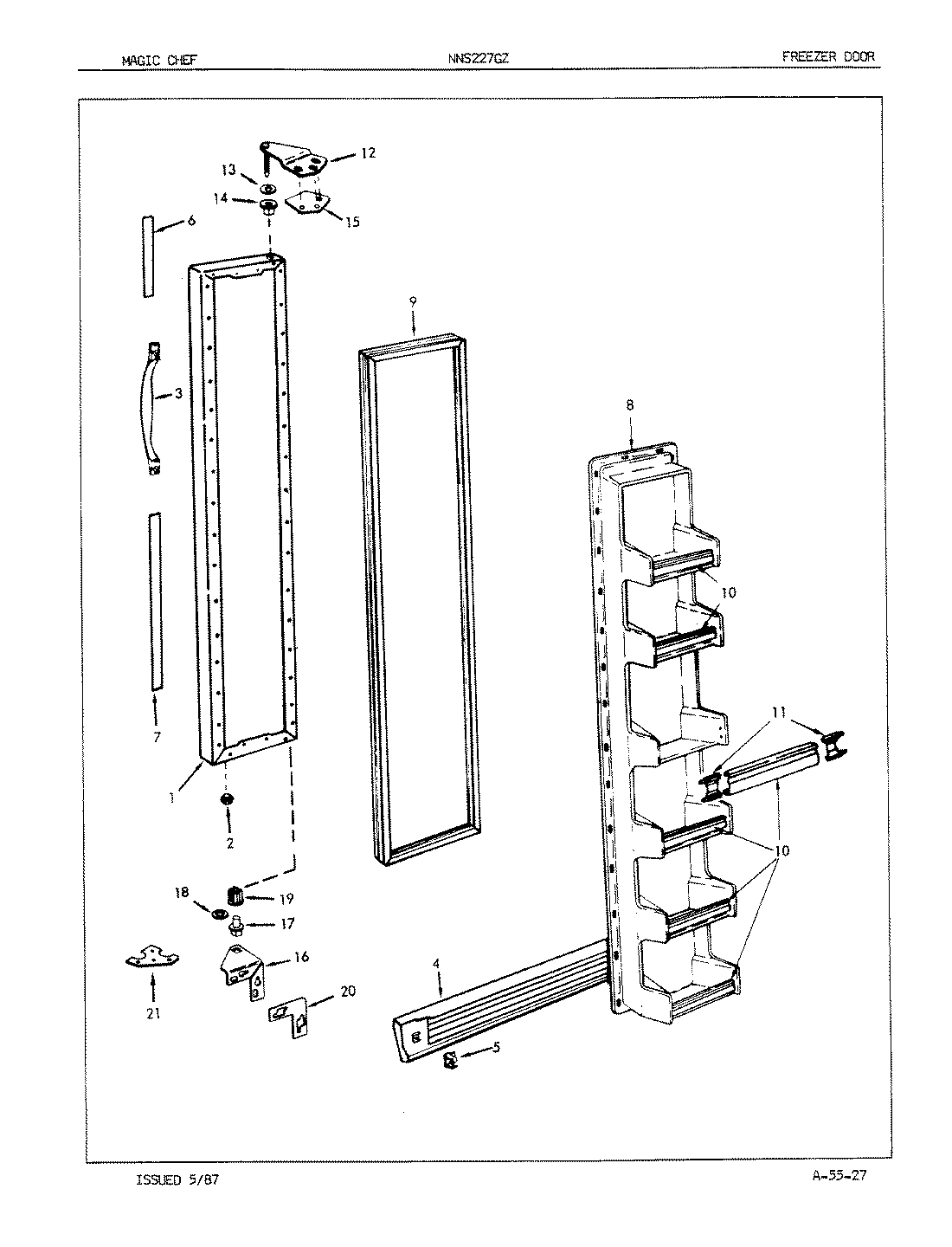02 - FREEZER DOOR