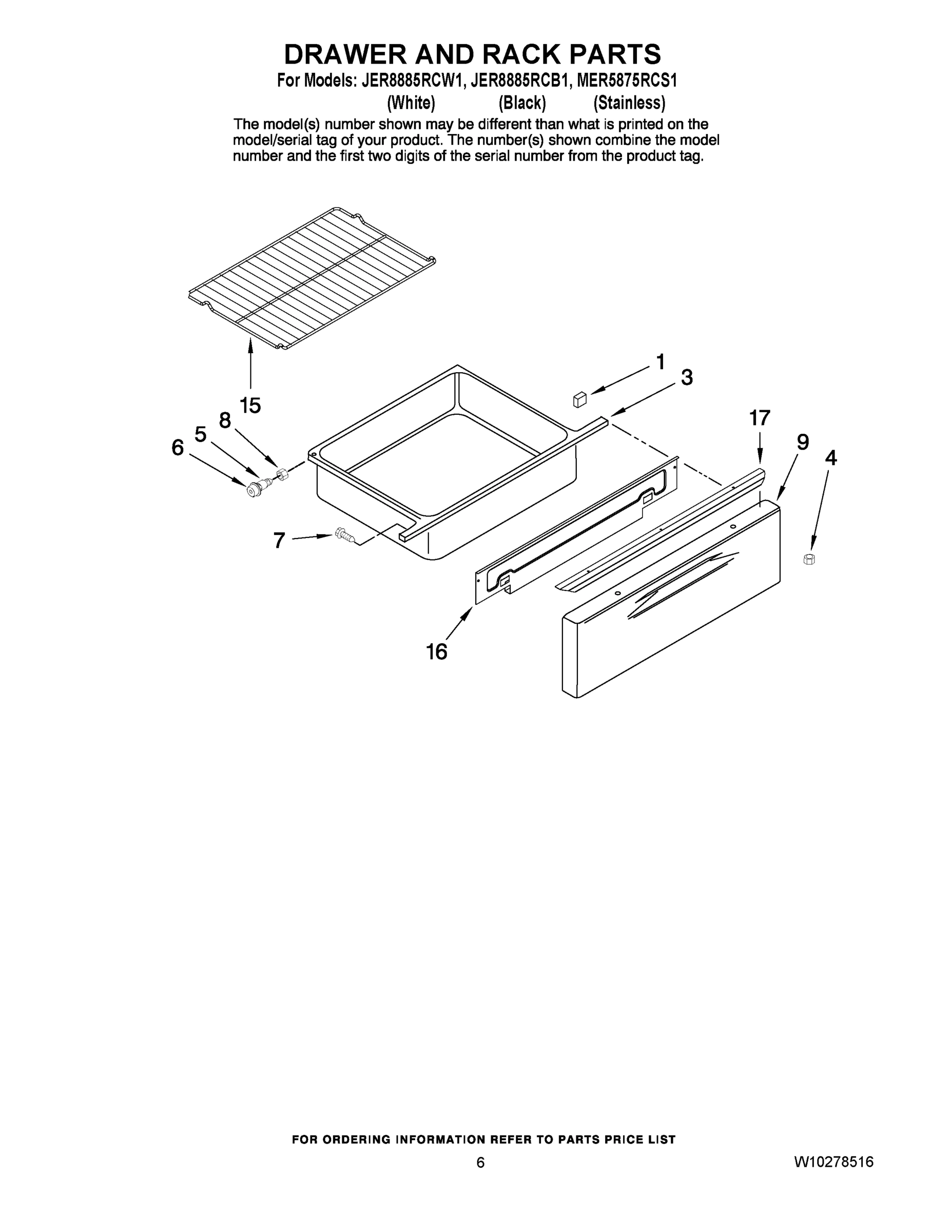05 - DRAWER AND RACK PARTS