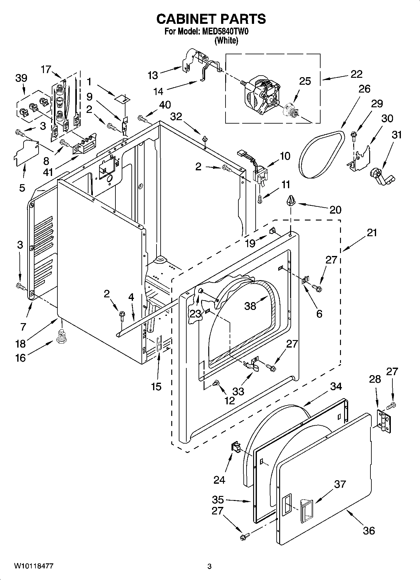 02 - CABINET PARTS